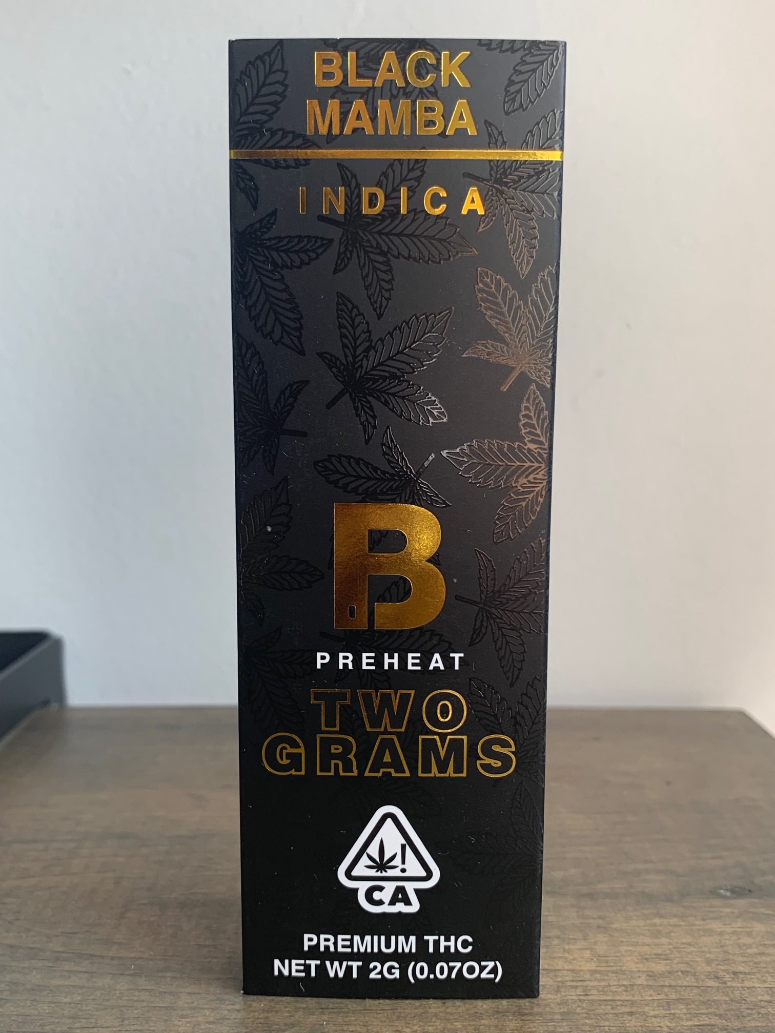 Blinkers Black Mamba Disposable Vape (Indica) – HOTBOX