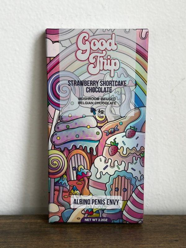 Good Trip Strawberry Shortcake Mushroom Chocolate – HOTBOX