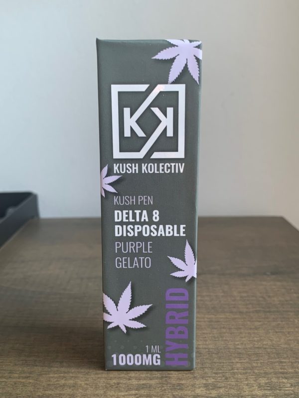 Kush Kolectiv Purple Gelato Delta 8 Disposable Vape (Hybrid)