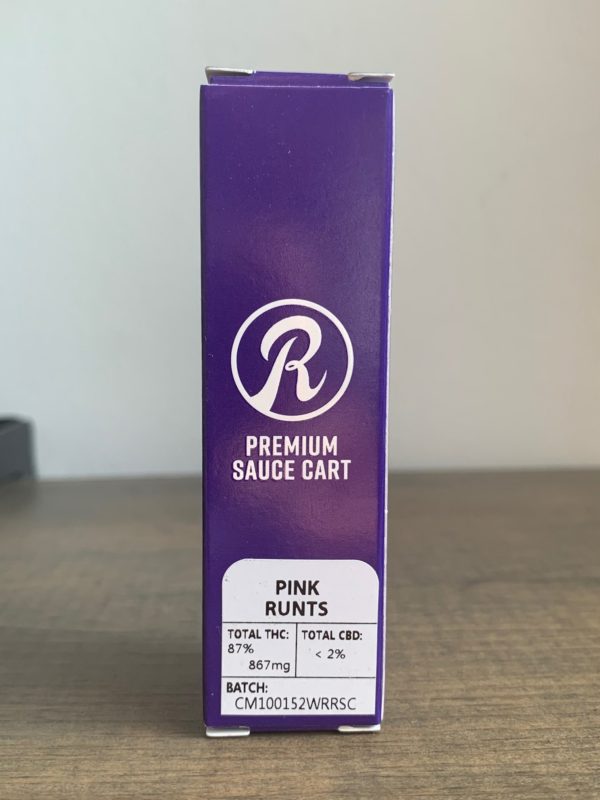 Runtz Pink Runts Premium Sauce Cart HOTBOX