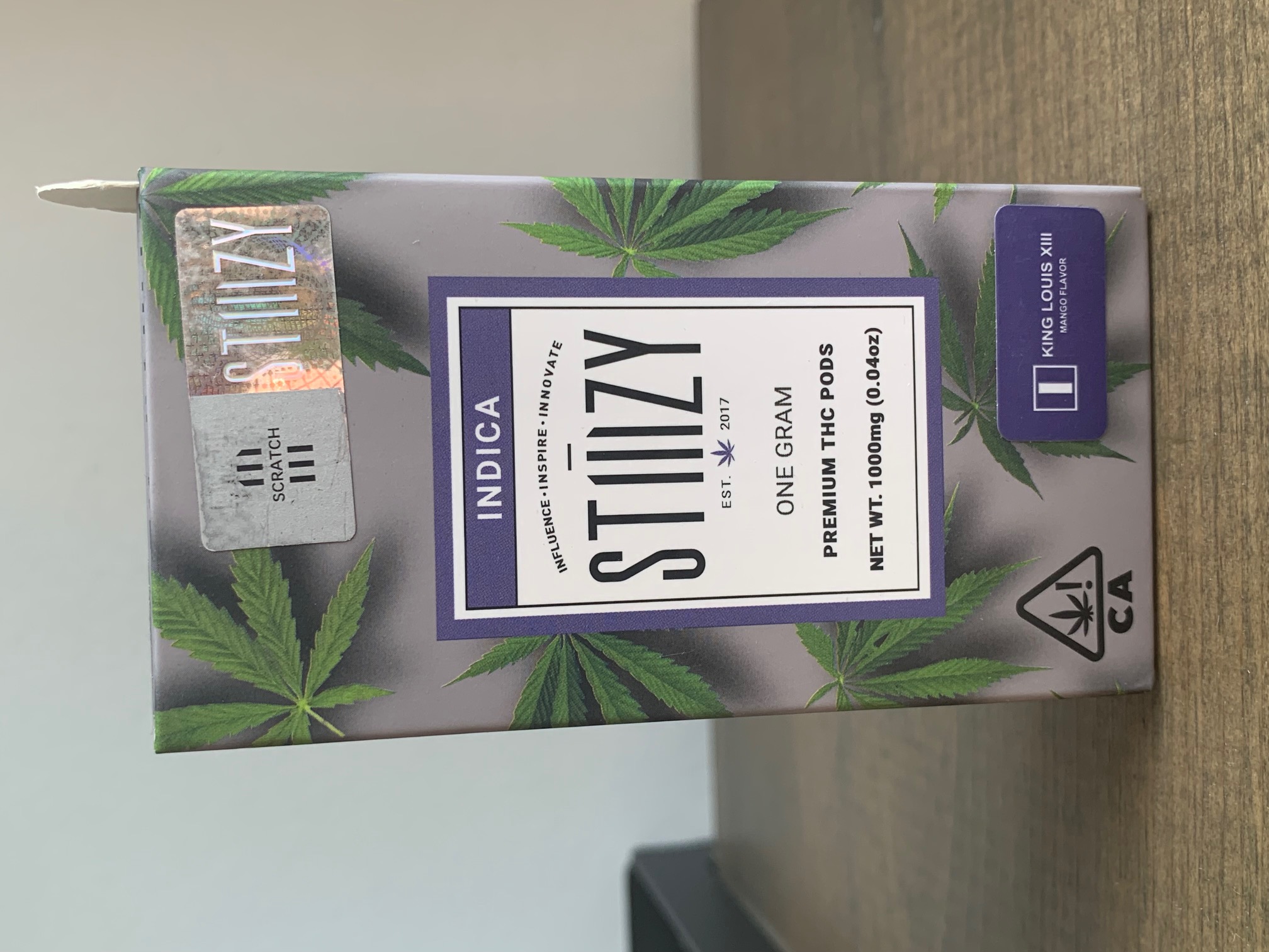 Stiiizy King Louis XIII 1G Pods (Indica) – HOTBOX