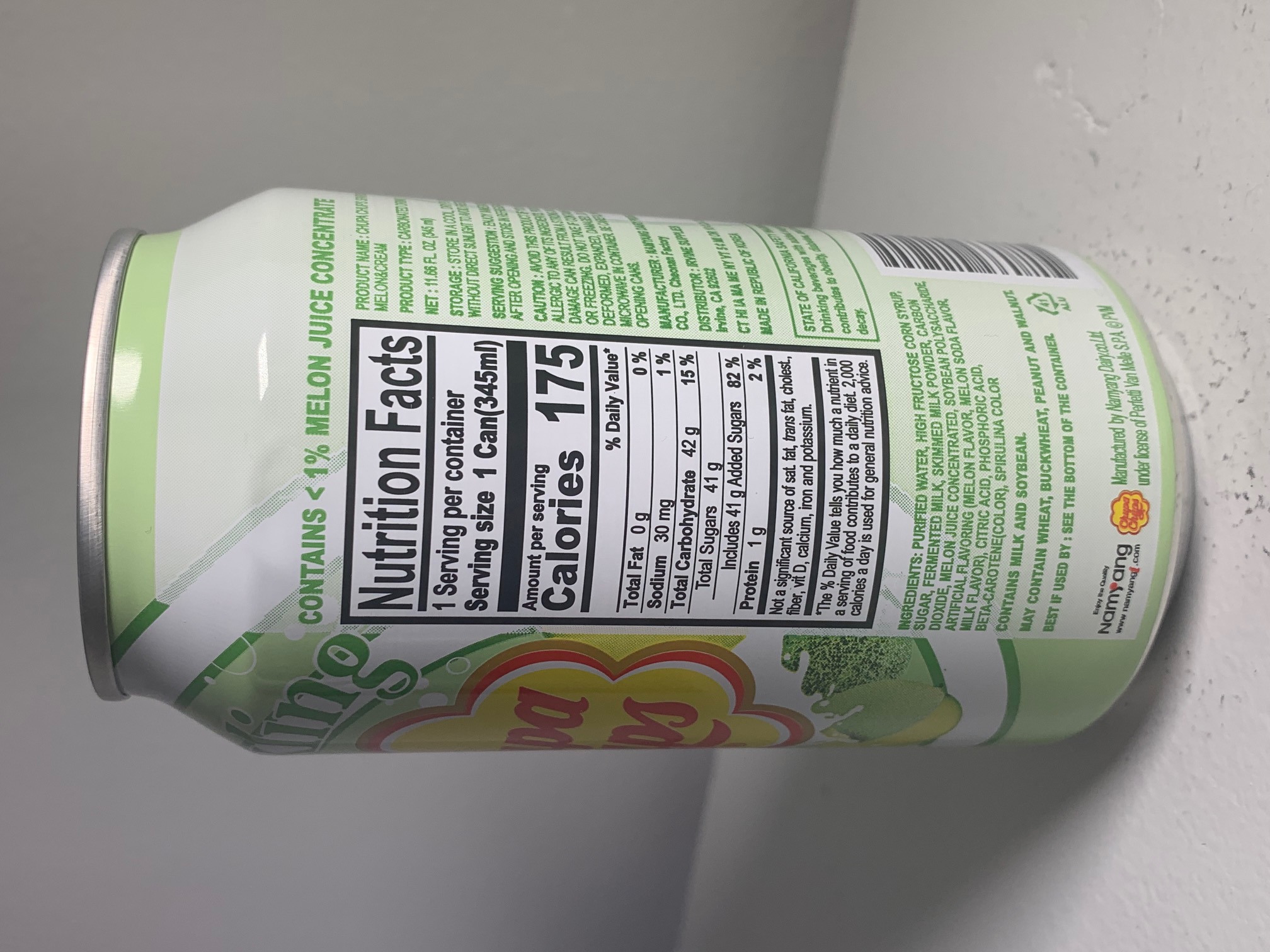 Chupa Chups Sparkling Melon And Cream Soda HOTBOX