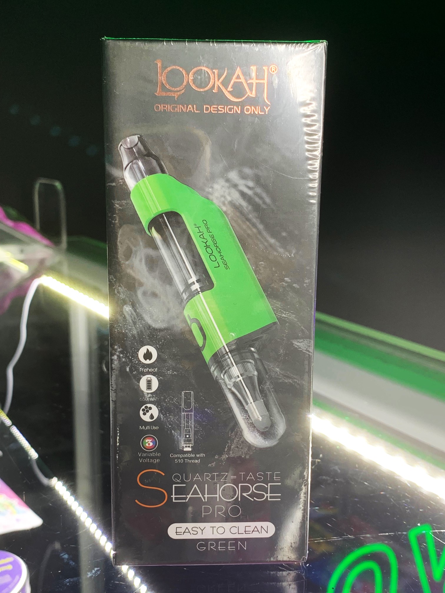 green light on lookah seahorse pro