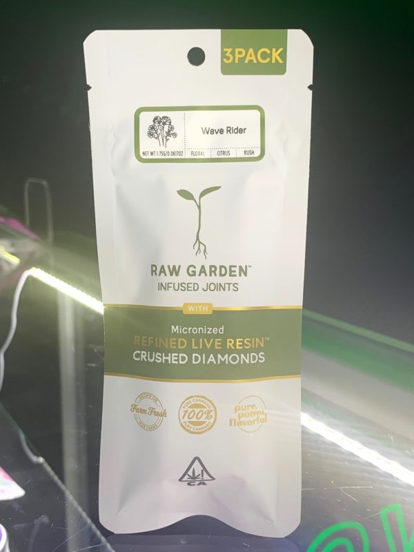 Raw Garden Wave Rider Infused Joints Hybrid