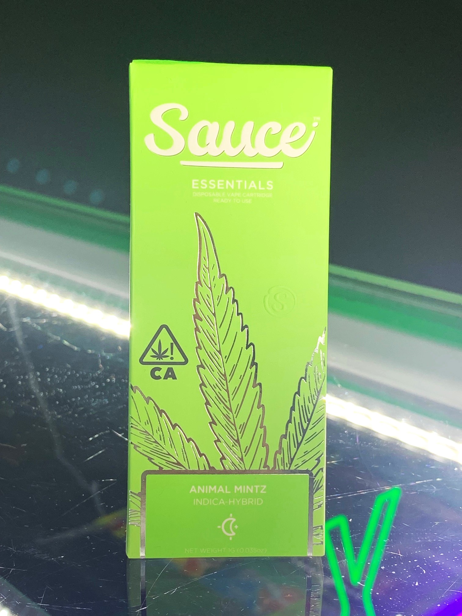 Saucei Animal Mintz Disposable Vape Indica Hybrid 1G HOTBOX