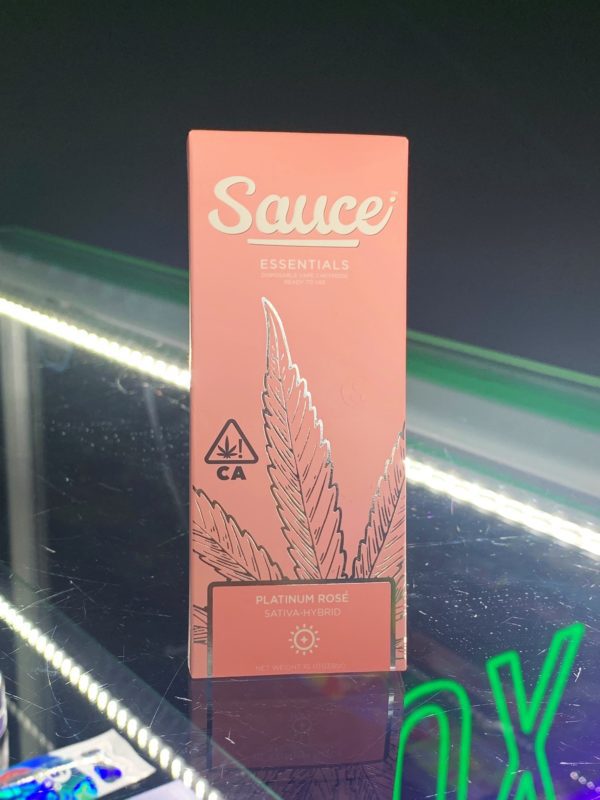 Saucei Platinum Rose Disposable Vape Sativa Hybrid 1G