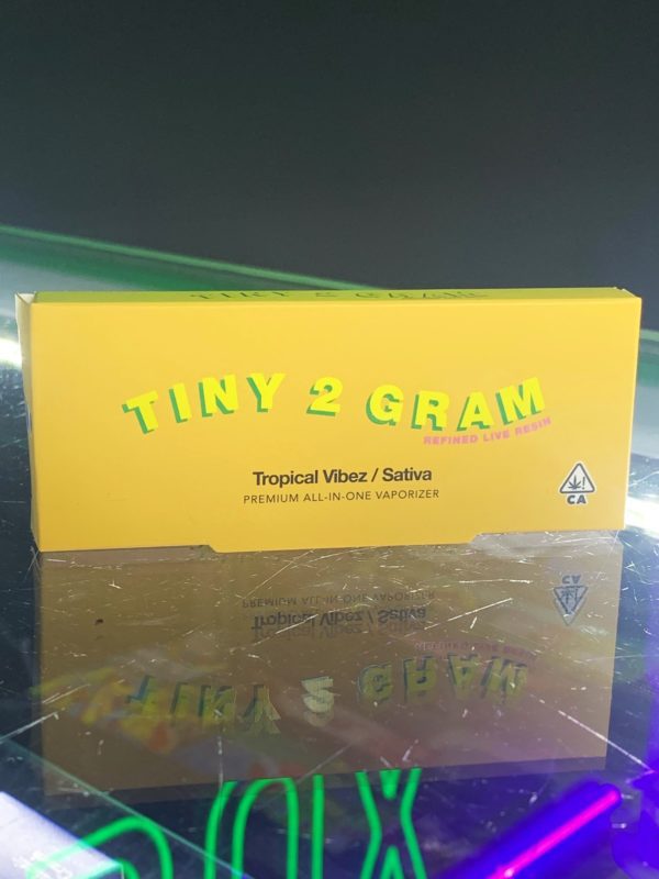 Tiny 2 Gram Refined Live Resin Tropical Vibez Sativa 2G Disposable