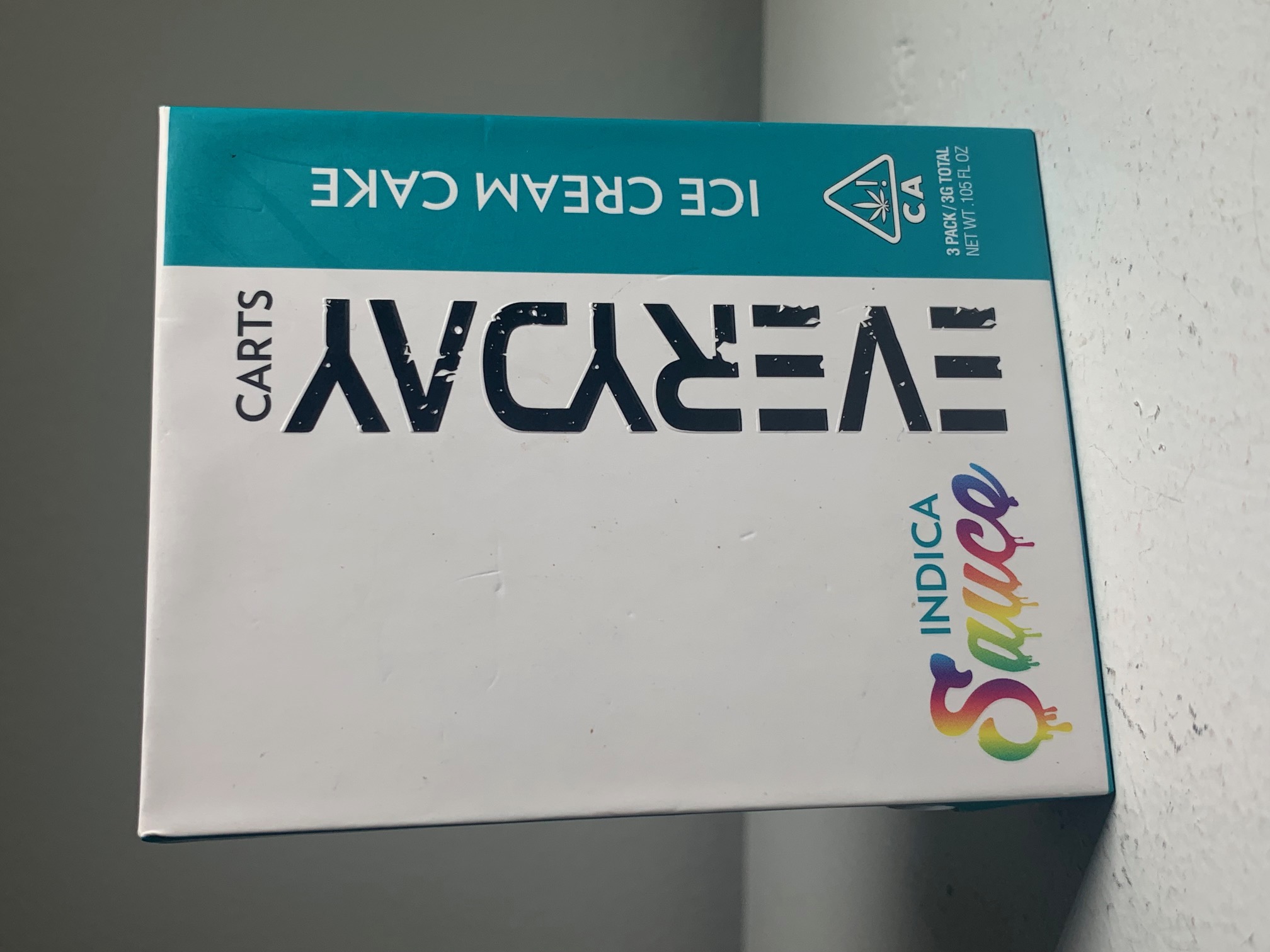 Saucei Ice Cream Cake Cart 3 Pack 3G Indica HOTBOX