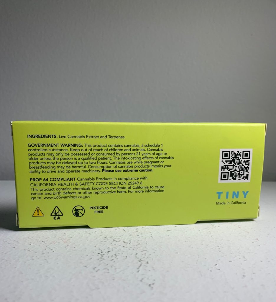 Tiny 2 Gram Refined Live Resin Sublime Hybrid 2G Disposable HOTBOX