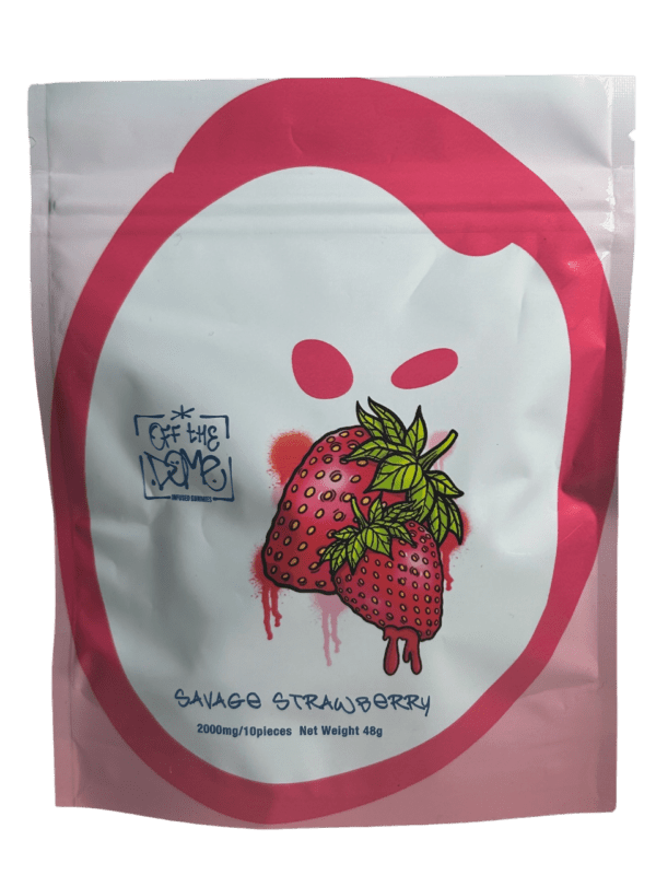 Off The Dome Savage Strawberry 20000mg Gummies