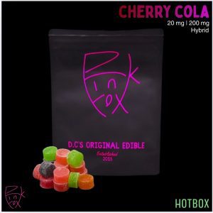 Cherry Cola Gummies (20 mg) by Pink Fox (Hybrid)