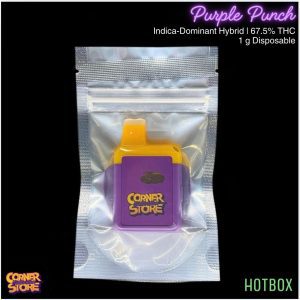 Purple Punch Vape (1 g) by Cornerstore Cult (Indica)