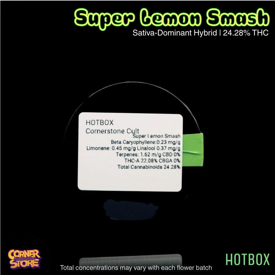 Super Lemon Smash by Cornerstore Cult (Sativa)