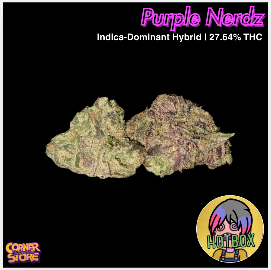 Purple Nerdz by Cornerstore Cult (Indica-Hybrid)