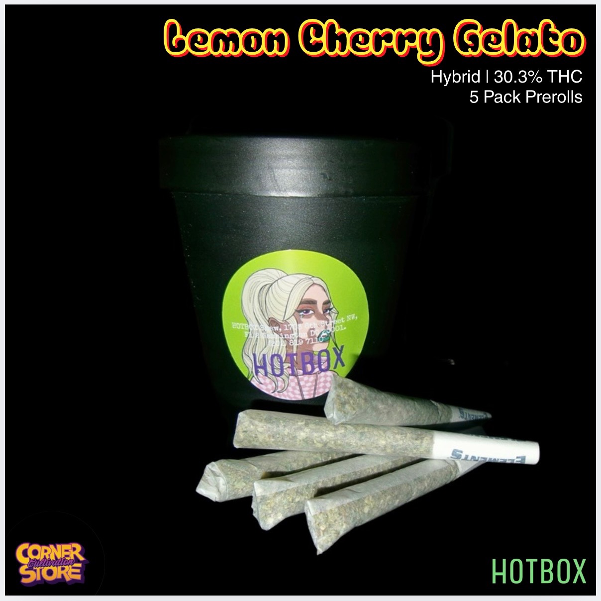 5 Pack Prerolls - LCG by Cornerstore Cult (Hybrid)