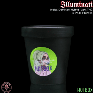 HB Prerolls (5 pk) Illuminati by Blossomz (Indica)
