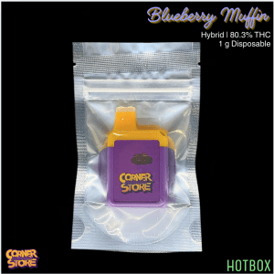 Blueberry Muffin Vape (1 g) by Cornerstore Cult (Hybrid)