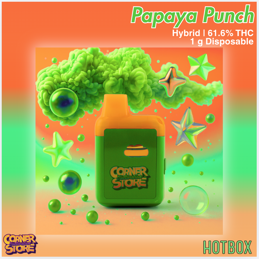 Papaya Punch Vape (1 g) by Cornerstore Cult (Hybrid)