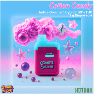Cotton Candy Vape (1 g) by Cornerstore Cult (Indica-Hybrid)