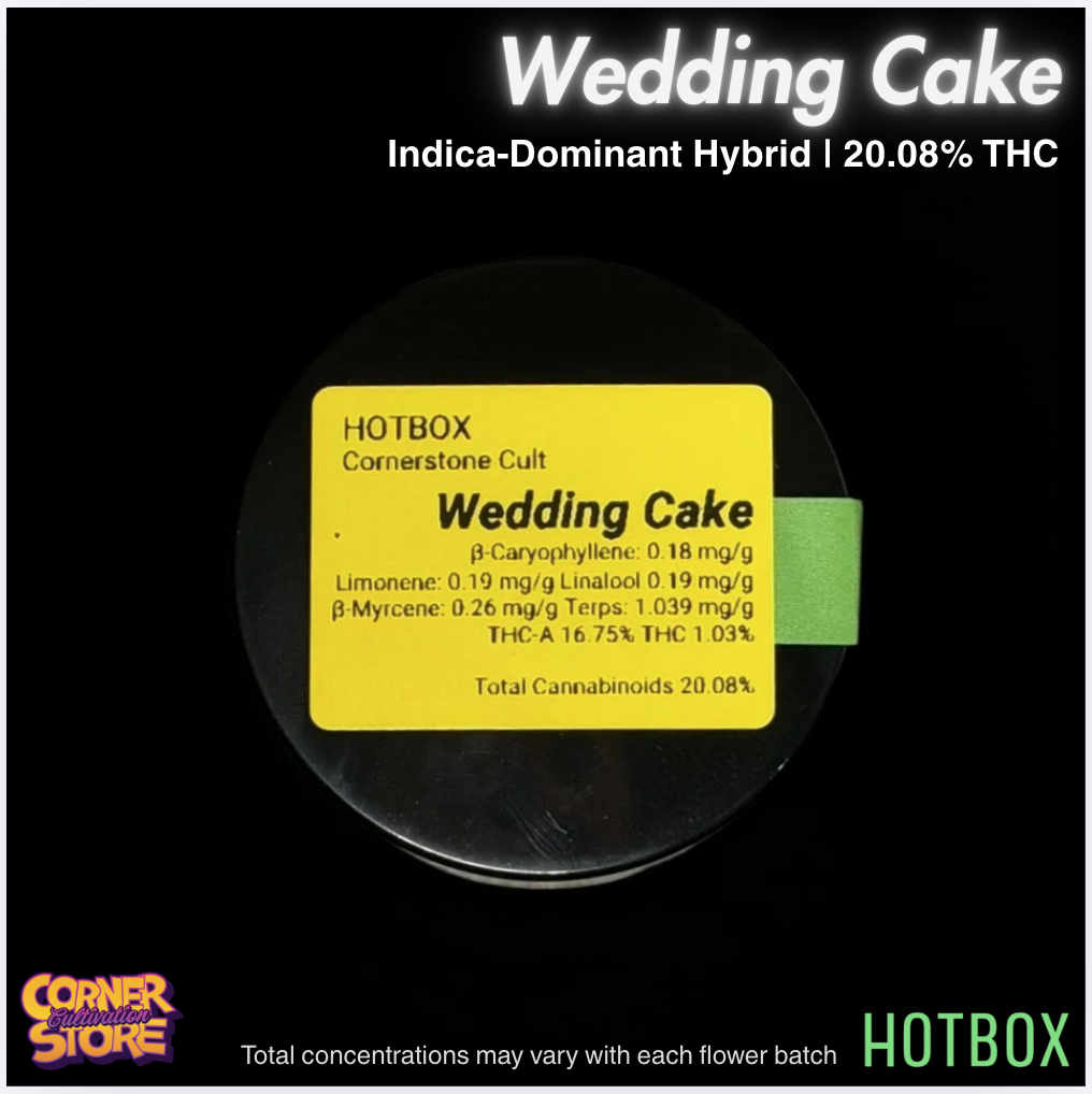 Wedding Cake by Cornerstore Cult (Indica-Hybrid)