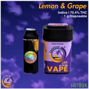 Lemon & Grape Vape (1 g) by EasyDay (Indica)